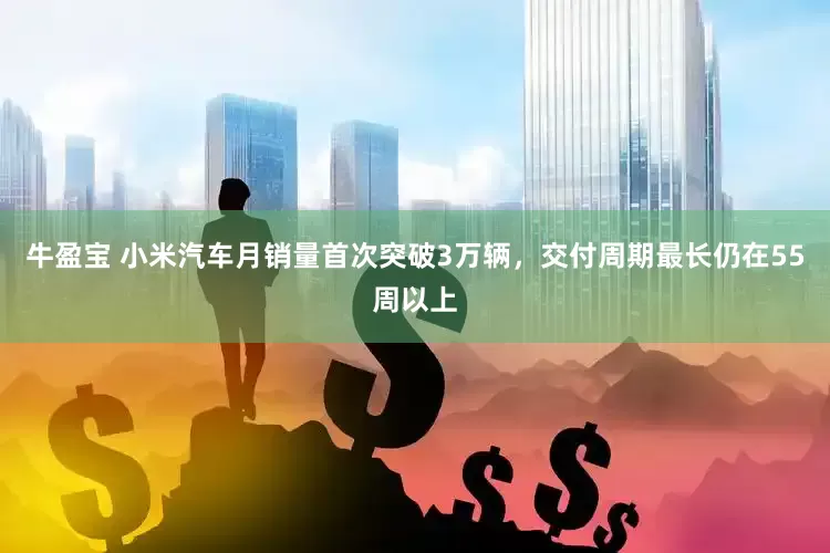 牛盈宝 小米汽车月销量首次突破3万辆，交付周期最长仍在55周以上